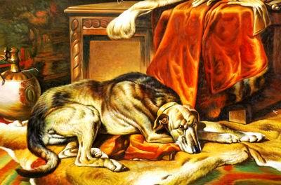 unknow artist Dog 032 Germany oil painting art